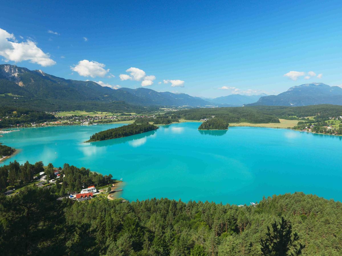 Der Faaker See in Kärnten