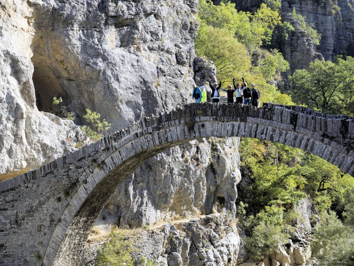 Radtour Zagoria - Ausflug über die Brücke