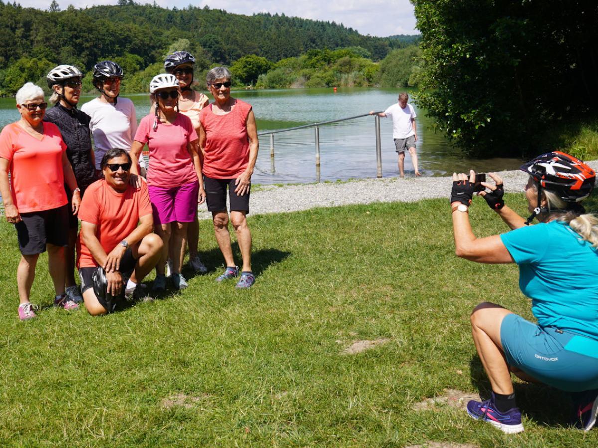 Radgruppenfoto der Radtour Bodensee