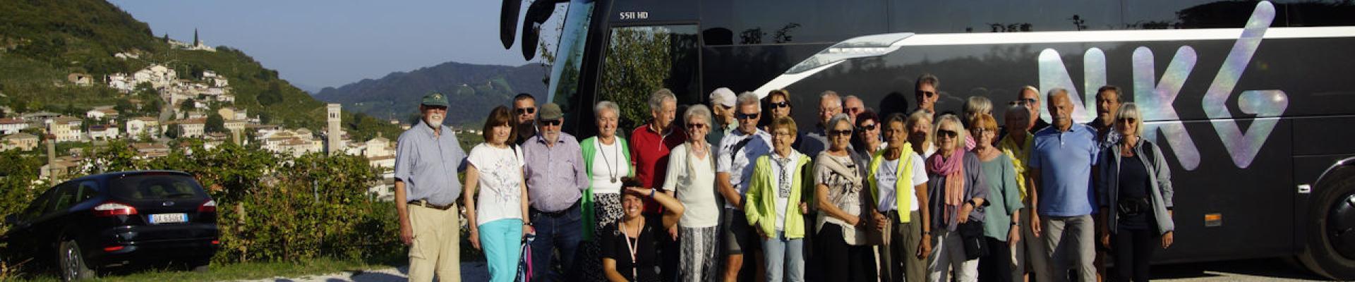 NKG Reisebus unterwegs in Venetien